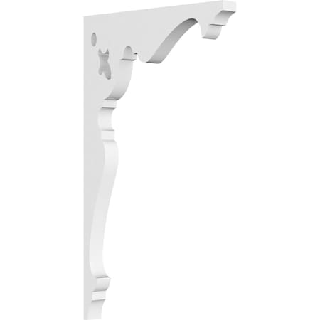 Ekena Millwork Heath Architectural Grade PVC Bracket, 5/8"W X 6"D X 10"H BKTP01X06X10HE